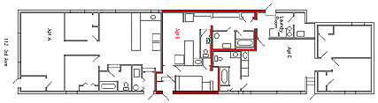 Click for a larger drawing of apartment
