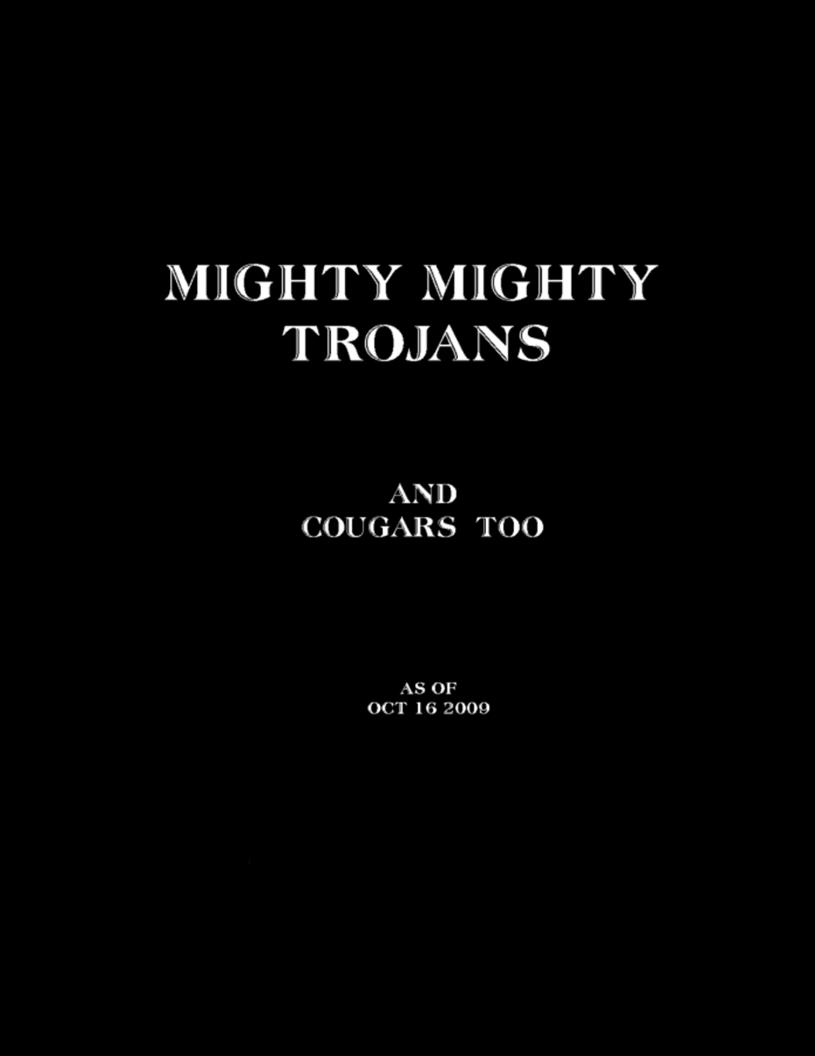 Mighty Mighty Trojans Cover