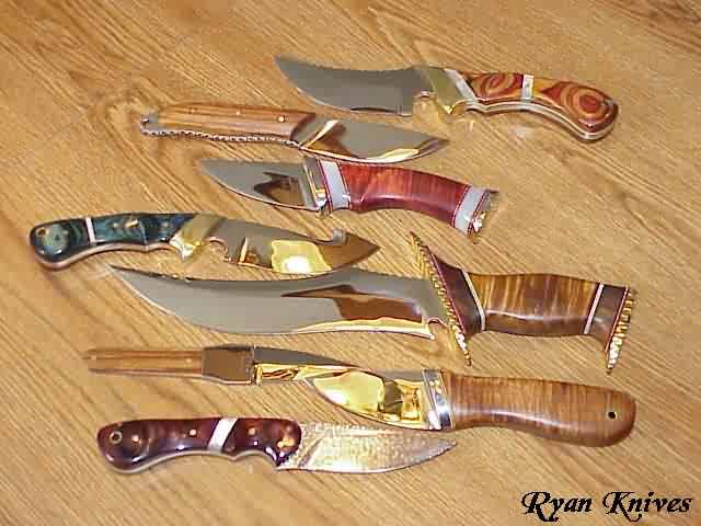 Ryan Knives Sample Collection Photo Map